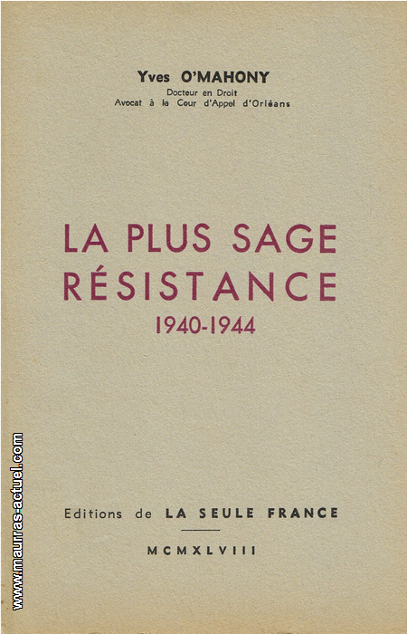 omahony-y_sage-resistance_seule-france-1948