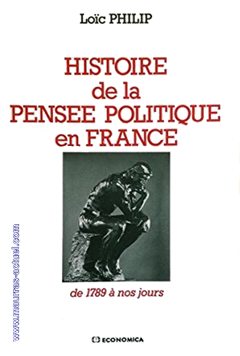 philip-loic_histoire-pensee-politique_economica-1998