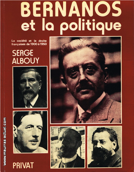 S. Albouy. Bernanos et la politique. Edt Privat, 1980