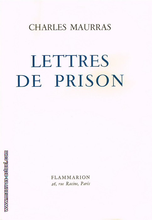 maurras_lettres-de-prison_flammarion-1958