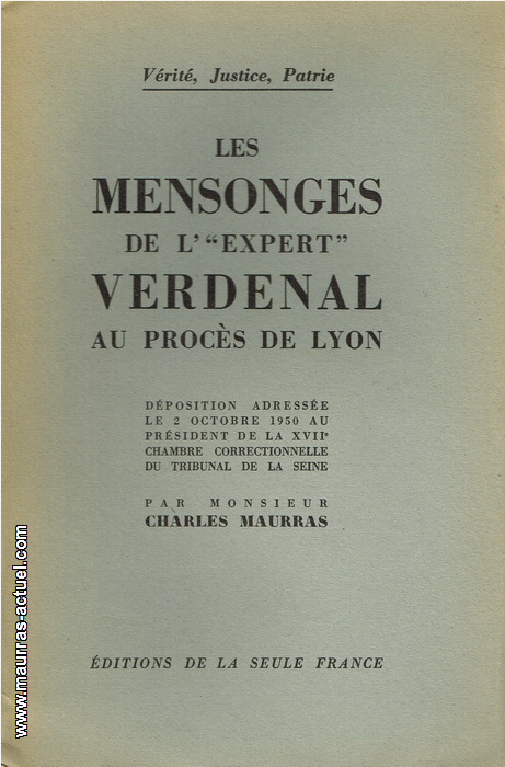 maurras_mensonges-de-l-expert-verdenal_seule-france-1951