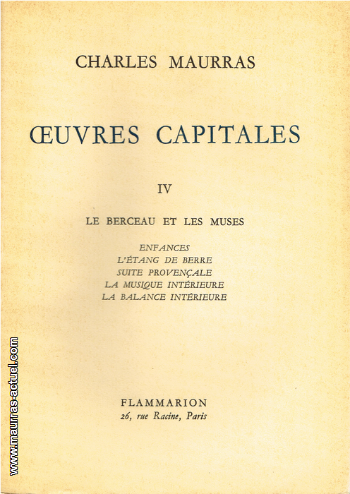 maurras_oeuvres-capitales-4_flammarion-1954