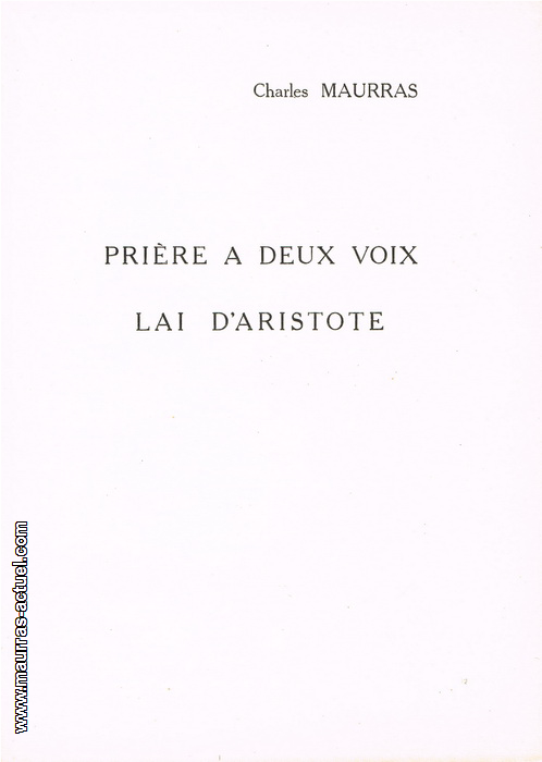maurras_priere-a-deux-voix_gibert-1950