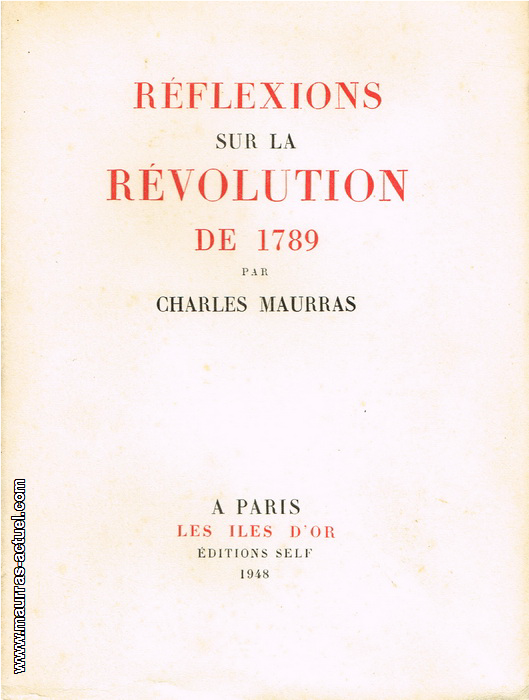 maurras_reflexions-sur-la-revolution_iles-d-or-1948