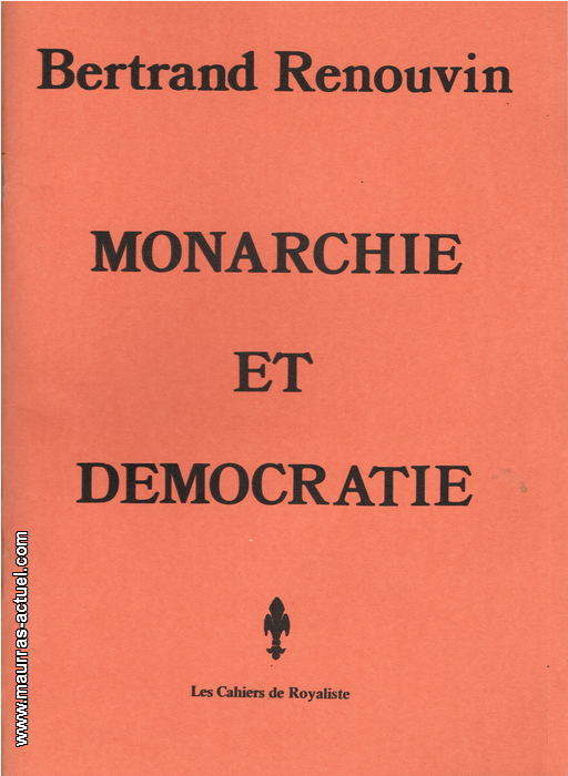 renouvin-b_monarchie-et-democratie_cahiers-de-royaliste-1984