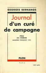G.Bernanos. Journal d'un curé de campagne. Edt Plon, 1947