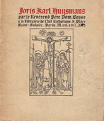 Dom Besse. Joris Karl Huysmans. Edt L'Art Catholique, 1917