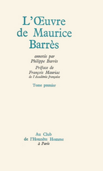 M. Barrs. Oeuvre. Edt Club de l'honnte homme, 1965-1969