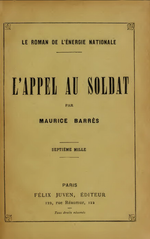 M. Barrs. L'appel au soldat. Edt F. Juven, 1900