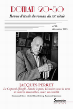 M.Dambre (édit.). Colloque Jacques Perret, 2005. P.U. Septentrion, 2013