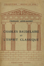 L.Daudet. Charles Beaudelaire. Edt P.Farré, 1946
