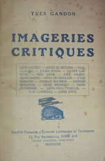 Y.Gandon. Imageries critiques. Edt SELFT, 1933