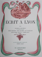 É. Henriot (édit.). Écrit à Lyon. Edt Lardanchet, 1943