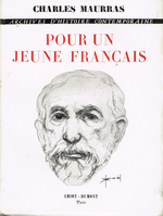 Charles Maurras. Pour un Jeune Français. Edt Amiot-Dumont, 1949