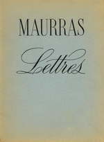 Charles Maurras. Lettres à H. Mazel. Edt Dynamo, 1960