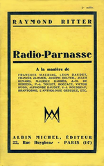 R.Ritter. Radio-Parnasse. Edt A.Michel, 1931